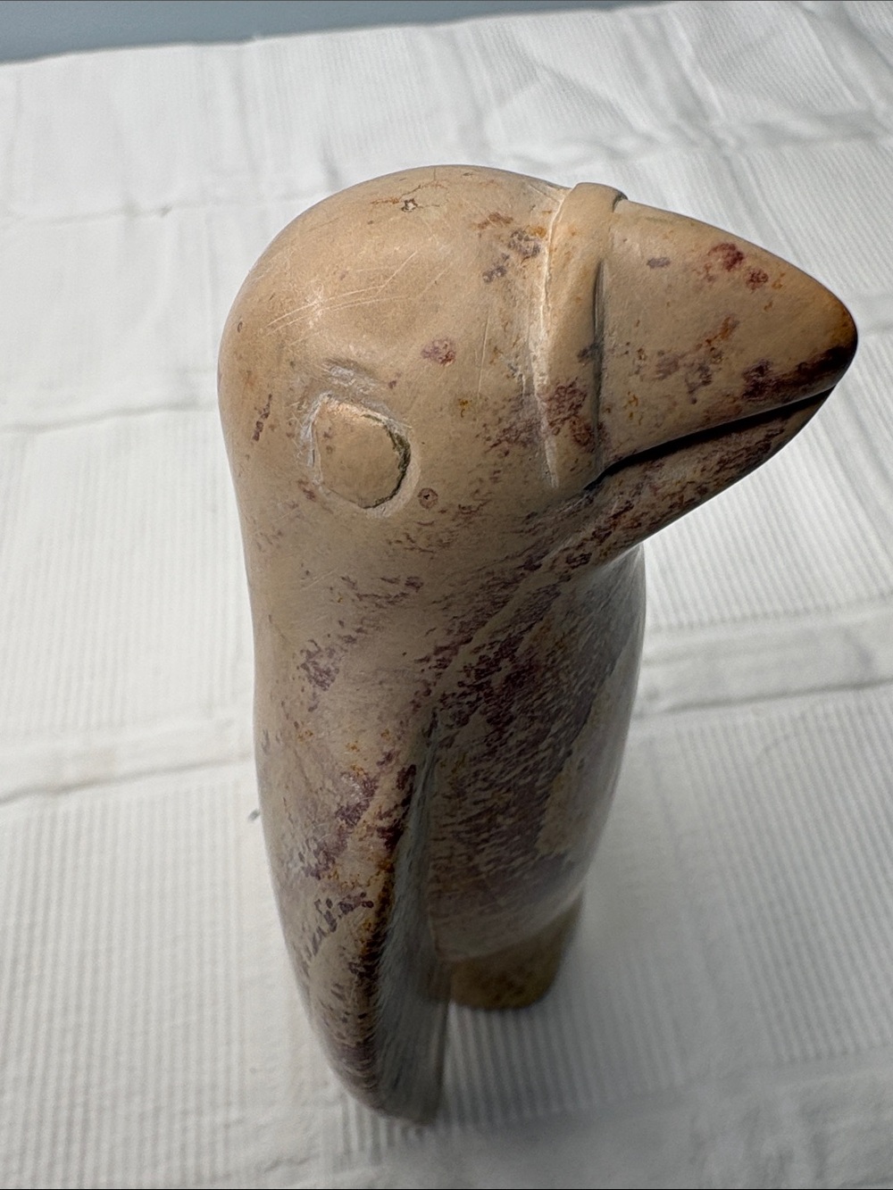 Hand Carved Soapstone Penguin Figurine - Picture 6 of 7